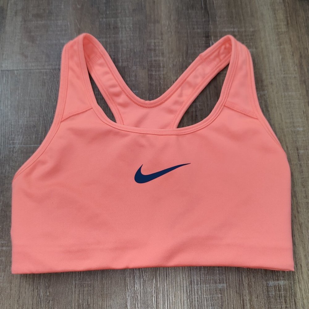 Nike Dri Fit Classic Sports Bra Orange XS
